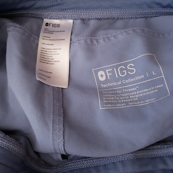 FIGS Technical Collection Scrub Pants Women's Large - Picture 3 of 5